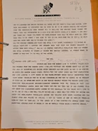 Page 1 of the episodes early draft