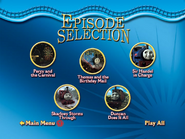 Disc 2 Episode Selection menu