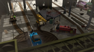 Rosie in full CGI in Hero of the Rails (top-right)