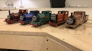 Skarloey, Sir Handel, Peter Sam, Rusty and Duke's models in 2024