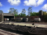 The repainted Coal Hopper in Thomas and the Magic Railroad