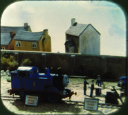 A deleted scene from Thomas Goes Fishing showing the edge of the yard