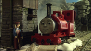 Skarloey after being cleaned