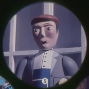 A signalman in a deleted scene from the tenth series