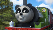 Percy as a panda