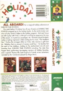 1992 VHS back cover and spine