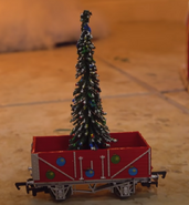 Decorated Tree Wagon