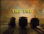 The end title card