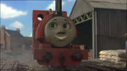 Skarloey's grinning face that only appeared between the ninth series and The Great Discovery (2002, 2005-2008)