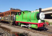 Percy on the North Shore Scenic Railroad in Duluth, Minnesota.