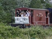 A brake van with Toad's face