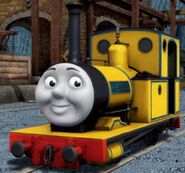 Rheneas in his yellow livery