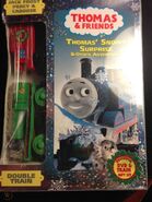 DVD with Wooden Railway Jack Frost Percy and Caboose and sticker