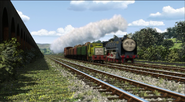 A brake van in the sixteenth series