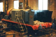The Lady Armaghdale being rebuilt in 1993