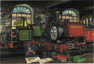 Skarloey and his twin, Talyllyn