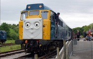 BR class 31 31119 (with Mavis' face)