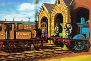 Thomas with Stepney as illustrated by Gunvor and Peter Edwards