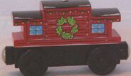 DVD Exclusive Wooden Railway Holiday Caboose