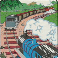 A brake van in a magazine story