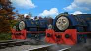 Bill and Ben in their blue liveries