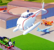 A similar land rover at Dryaw Airfield