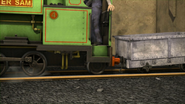 Peter Sam bumping into a truck