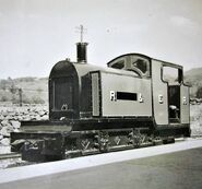 Perkins as the Passenger Tractor in 1951, before losing the fake steam outline