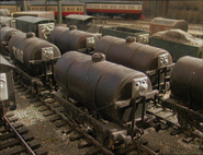 Tankers with faces reused from the slate trucks