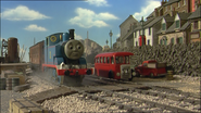 Thomas and Bertie at the Fishing Village