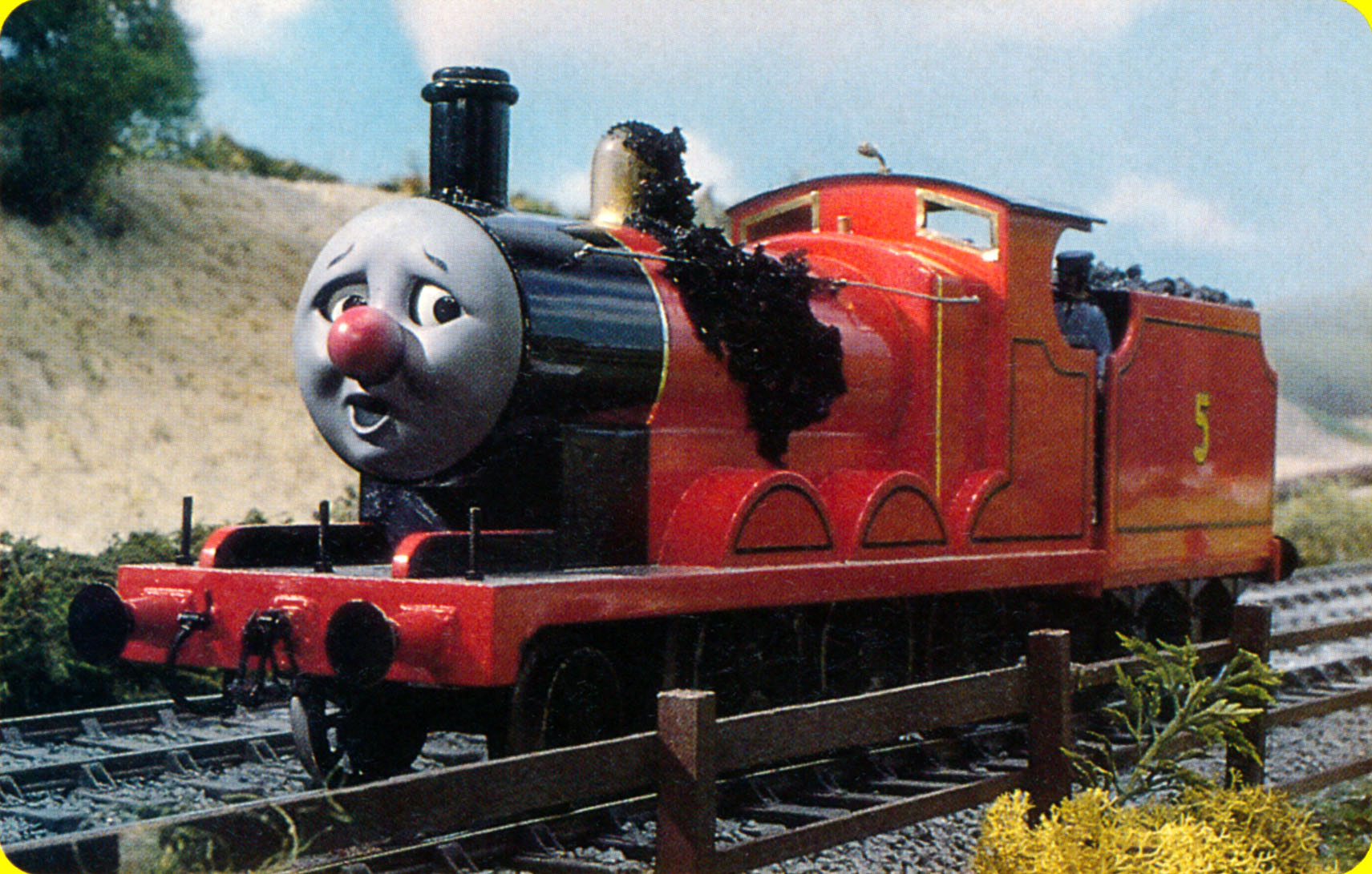 james the red engine thomas tank engine