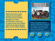 Donald and Douglas in the character gallery in Thomas and The Really Brave Engines