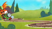 The twisty track in the first series