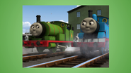 Percy with Thomas in Guess Who? Puzzles
