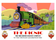 Awdry Extravaganza artwork of Stuart pulling The Picnic