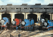 The book picture only shows Henry and Thomas