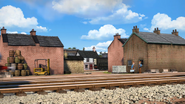 The yards near Tidmouth Sheds in the twenty-first series