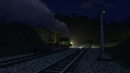 The tunnel at night in Day of the Diesels