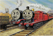 James with the express passenger headcode lamps