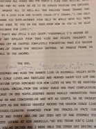 Note from Britt on the early script