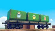 The Flatbed with recycling bins in Learn with Thomas (YouTube Shorts)