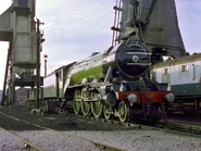 Flying Scotsman at Steamtown, Carnforth