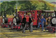 Skarloey and Rheneas' headlamps