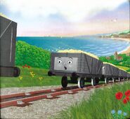 8-plank trucks in the My Thomas Story Library books