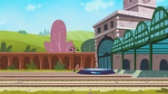 A recharging station at Knapford in the first series