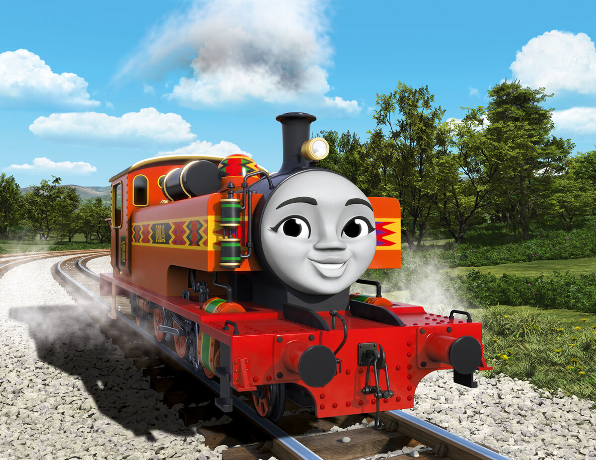 Orange thomas the sales tank engine