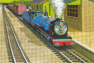 Bert breaks a coupling between his coaches at Arlesdale