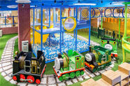 Small ride featuring Hiro, Henry, Emily and Percy