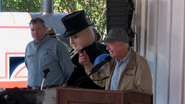 President Jimmy Carter reading Thomas and the Jet Engine