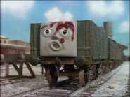 A Troublesome Truck covered in jam in the third series